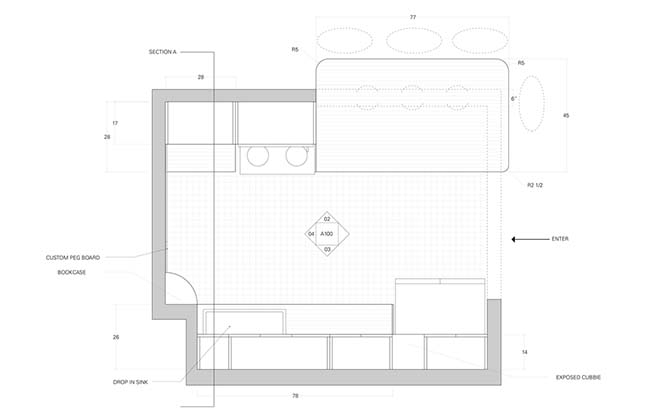 kitchen set layout iruang jasa desain interior jakarta